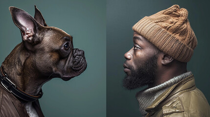 divertida série de fotografias revela a incrível semelhança entre algumas pessoas e seus cachorros 