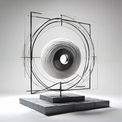 Circular Design Sculpture