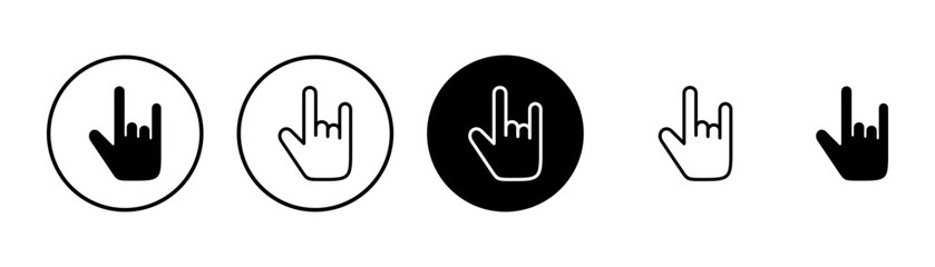 Hand icon vector isolated on white background. Hand gesture. hand stop