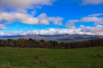 landscape with mountains