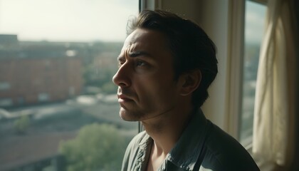 Office Frustration: Pacing, Hands in Hair, Deadline Anxiety Looming Overhead