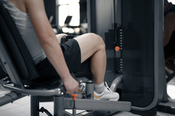 Fitness equipment to assist leg strength exercises