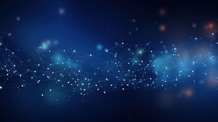 Fototapeta premium Technology Particle Abstract Background