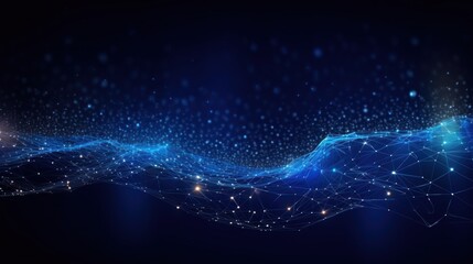 Technology Particle Abstract Background