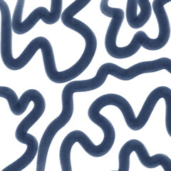 Abstract Lines Doodle Background
