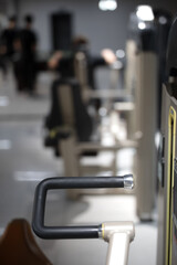 Part of the fitness equipment in the gym