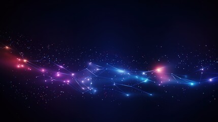 Fototapeta premium Technology Particle Abstract Background