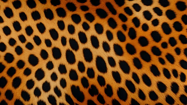 Trendy leopard pattern background. Hand drawn fashionable wild animal cheetah skin natural texture for fashion print design, banner, cover. generative.ai