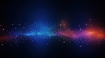 Obraz premium Technology Particle Abstract Background