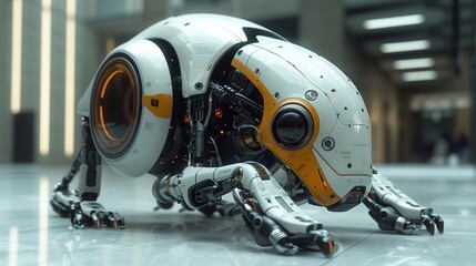 Fototapeta premium robot cyborg robot