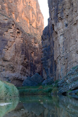 Santa Elena Canyon in Big Bend National Park, in Southwest Texas.