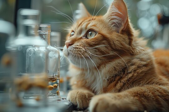 A pet scientist discovering a formula for a potion that allows animals and humans to understand each other, breaking down the barriers of communication.