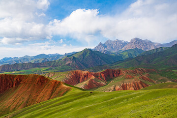 Zhuoer Mountain Scenic Area, Qilian County, Qinghai