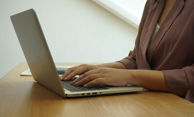 Auditor or internal revenue service staff , Business woman checking annual financial statement of company. Audit concept