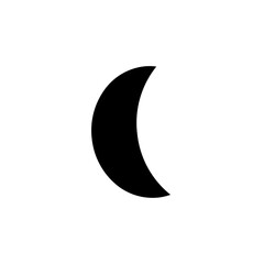 Fototapeta premium moon glyph icon