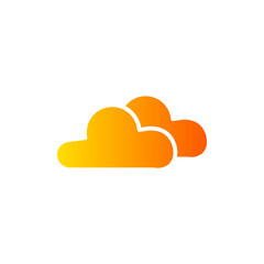 cloud gradient icon