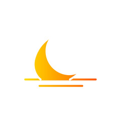 moon gradient icon