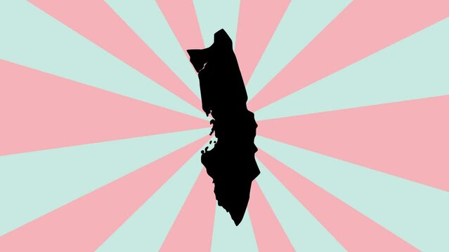 map of Jeddah in saudi arabia with rotating background