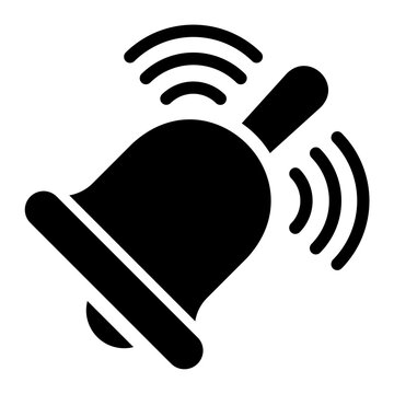 bell glyph icon