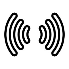 Broadcast line icon