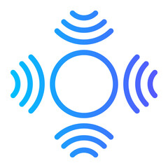 sound gradient icon