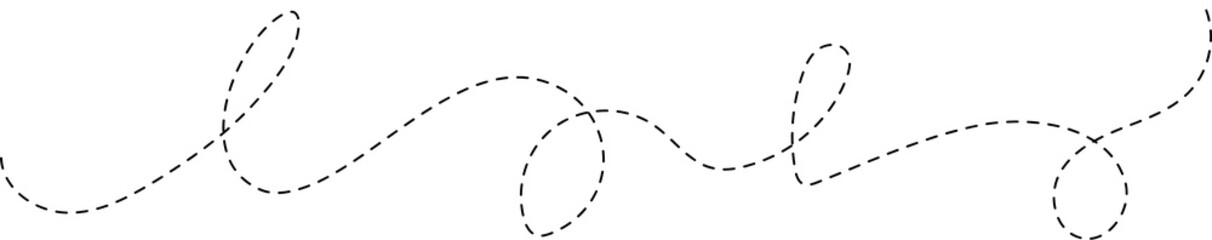 Line spiral dash. Element Design - obrazy, fototapety, plakaty
