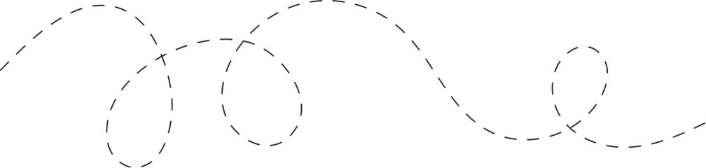Line spiral dash. Element Design