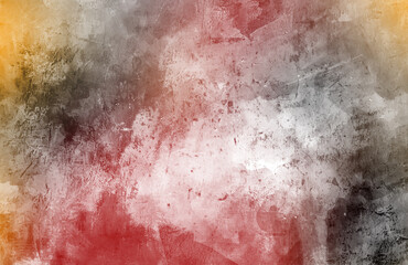 Art Rough Stylized Texture Banner With Space For Text . Watercolor art background. Old paper, red and black. marble. to forbid. Watercolor texture for cards, flyers and posters. Watercolor banner.