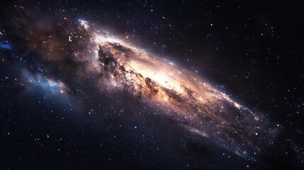 Fototapeta premium Milky Way universe background wallpaper