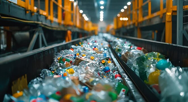 Automated sorting system using AI to separate recyclable materials