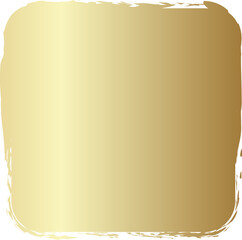 Rounded square golden frames. Luxury design