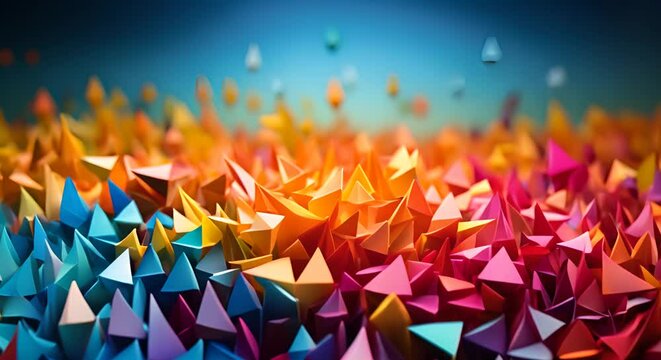 Colorful paper airplanes, creativity, playful flight