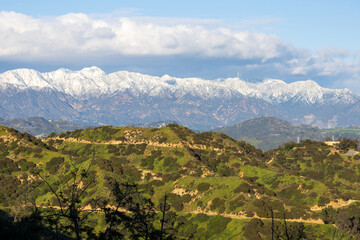 landscape with mountains, Los Angeles, California