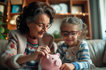 Glasses Galore: A Sweet Savings Session with Grandma and Granddaughter