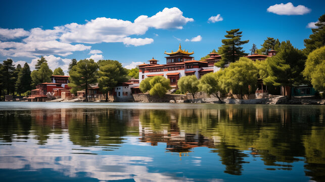 Norbulingka Unveiled: A Vibrant Glimpse into the Summer Palace's Reflected Grandeur