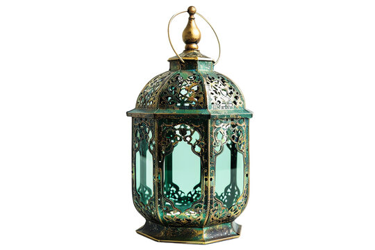 Isolated antique lantern with a vintage vibe on a background