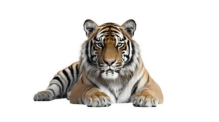 Obraz premium Tiger transparent background image