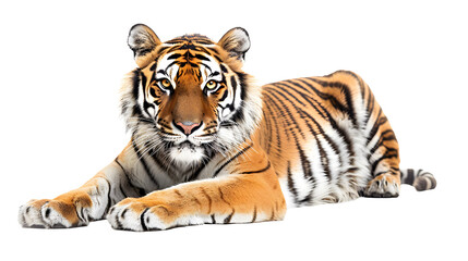 Obraz premium Tiger transparent background image