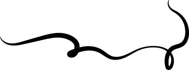 Bold doodle line. Design elements