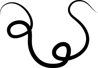 Bold doodle line. Design elements