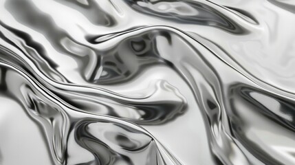 Fluid Silver: A Minimalist Masterpiece