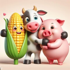 LEIT&Atilde;O, VACA E MILHO