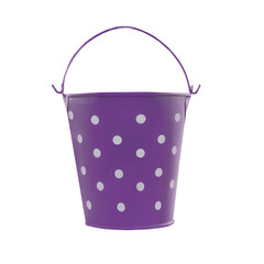 purple metal bucket isolated transparent png