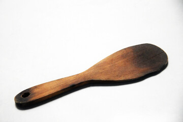 Traditional rice spoons are made of wood