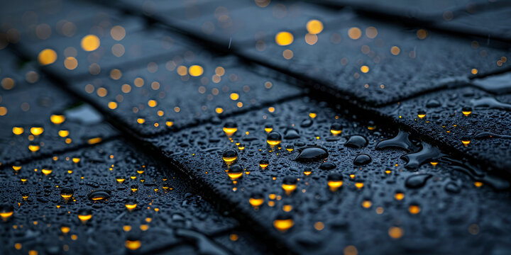 Raindrops on the Roof of the House