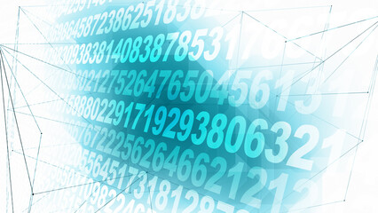 Data science counting, connecting lines, and predicting with random numbers and machine learning algorithms