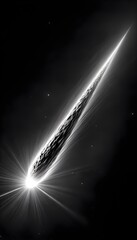 the tail of a comet - obrazy, fototapety, plakaty