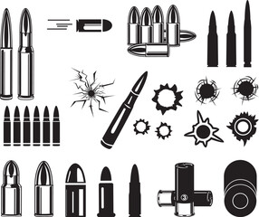Bullet, Army, Weapon, Bullet Hole, Bullet Cartridge