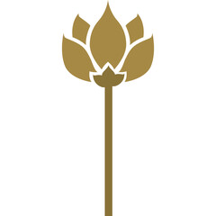 Thai Art traditional asian luxury line art, Thai Pattern flat illustration