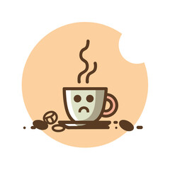 "Cafe T-Shirt Design Vector: A Stylish and Trendy Vector Illustration Perfect for Coffee Enthusiasts and Cafe Lovers Looking for Unique Apparel Statements."